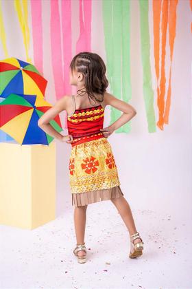 Imagem de Fantasia Moana Menina Festa Infantil - Acessórios Vendidos Separadamente