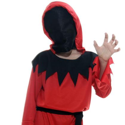 Imagem de Fantasia Morte Sangrenta Túnica Infantil com Capuz - Halloween