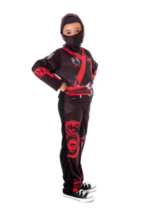 Imagem de Fantasia Ninja Infantil Longo, Tartaruga, Samurai, Carnaval