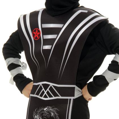 Imagem de Fantasia Ninja Silver Infantil com Capuz