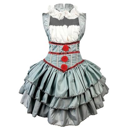 Imagem de Fantasia Palhaça Mau Infantil It a Coisa Feminina Halloween