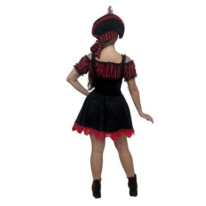 Imagem de Fantasia Pirata Luxo Feminina Adulto Cosplay