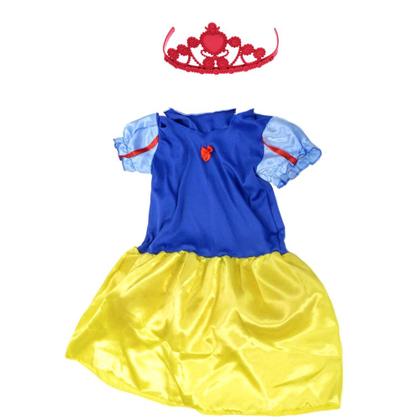 Imagem de Fantasia Princesa de Neve Infantil Tamanho P M G GG
