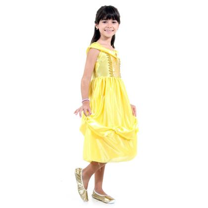 Imagem de Fantasia Princesa Dourada Infantil