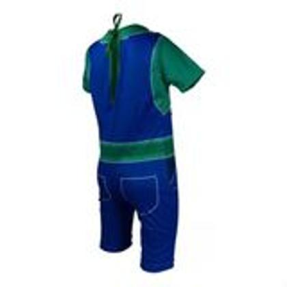 Imagem de Fantasia Roupa Infantil Super Luigi Luidi Com Máscara