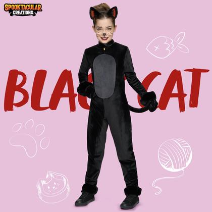 Imagem de Fantasia Spooktacular Creations Black Cat Girls Halloween