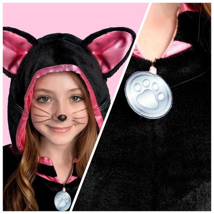 Imagem de Fantasia Spooktacular Creations Halloween Black Cat Kids