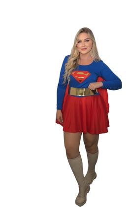 Imagem de Fantasia Super Girl Adulto