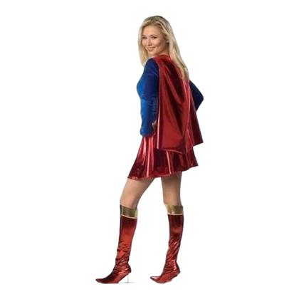 Imagem de Fantasia Supergirl para Mulheres  Perfeita para Carnaval e Festas Temáticas