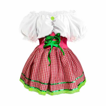 Imagem de Fantasia Vestido Festa Junina Anarrie Adulto Feminino de Luxo