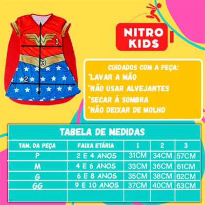 Imagem de Fantasia Vestido Simples da Super Girl