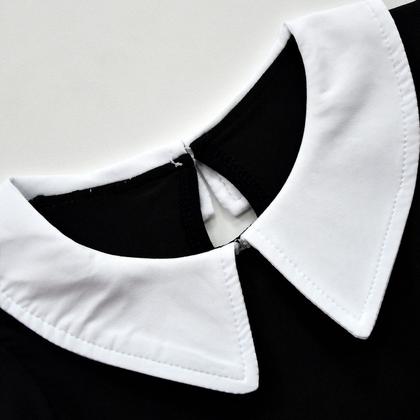 Imagem de Fantasia Vestido Wandinha Infantil Família Addams 