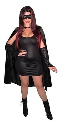Imagem de Fantasia Zorro/bandida Feminina Adulto Cosplay
