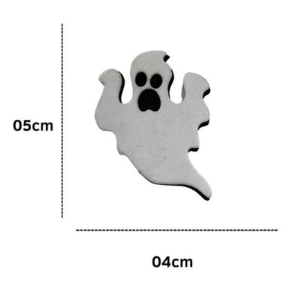 Imagem de Fantasma Eva Halloween 10 Unidades 5cm Aplique Roupas