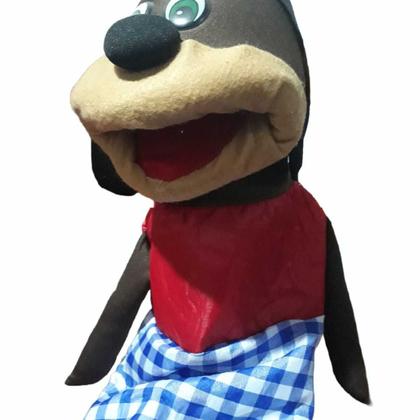 Imagem de Fantoche cachorro marrom, fantoche de mão