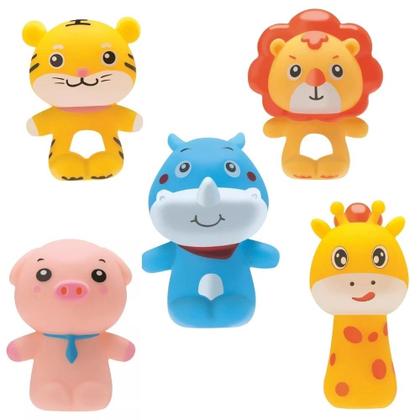 Imagem de Fantoche De Dedo Dedoche Animais Da Floresta Bichinhos Safari Brinquedo Bee Toys