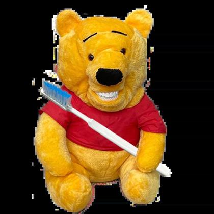 Imagem de Fantoche Odontológico Pelúcia Luxo Com Macro Arcada - Urso