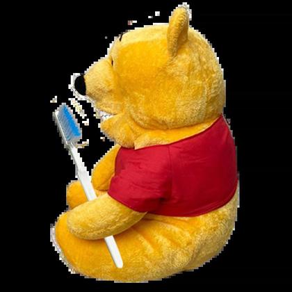 Imagem de Fantoche Odontológico Pelúcia Luxo Com Macro Arcada - Urso