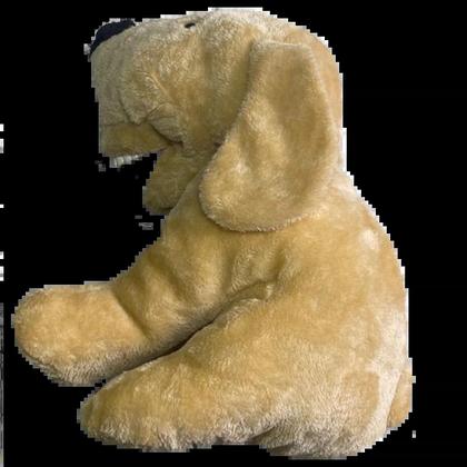 Imagem de Fantoche Odontológico Pelúcia Macro Arcada - Cachorro Bege