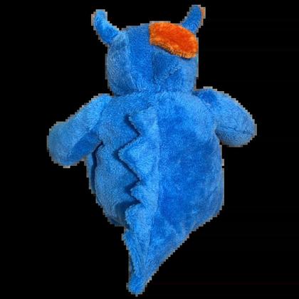 Imagem de Fantoche Odontológico Pelúcia Macro Arcada Dinossauro Azul