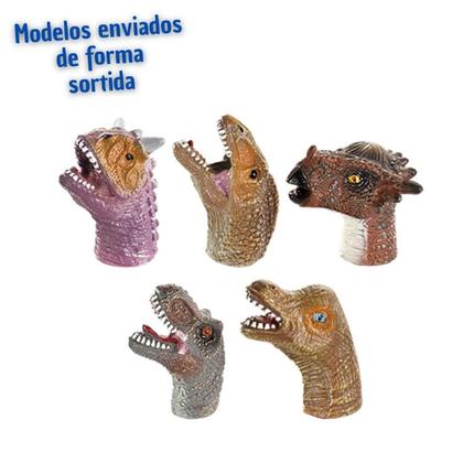 Imagem de Fantoches De Dedo Dedoches Dinossauros Kit Com 5 Sortidos Dm