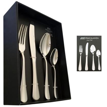 Imagem de Faqueiro 24 Peças Modelo Liso Aço Inox 18/0 3mm Fracalanza