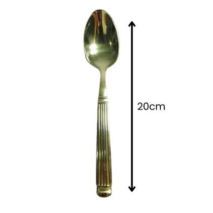 Imagem de Faqueiro 30 Peças Grécia Dourado Aço Inox Lyor