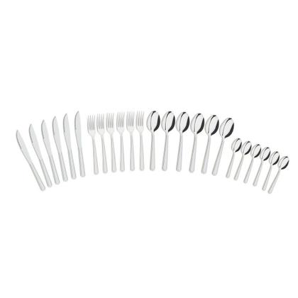 Imagem de Faqueiro Búzios  Jogo Talher Kit de Talheres Conjunto Inox 24 Peças Tramontina