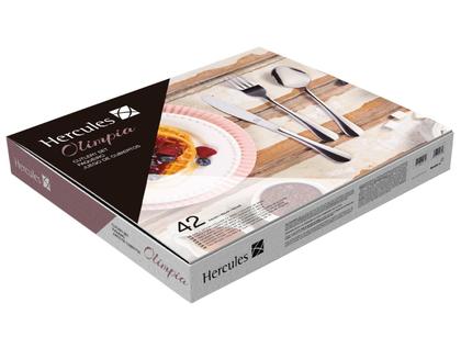 Imagem de Faqueiro Hercules Inox Olimpia 42 Peças Com Estojo Gift Box