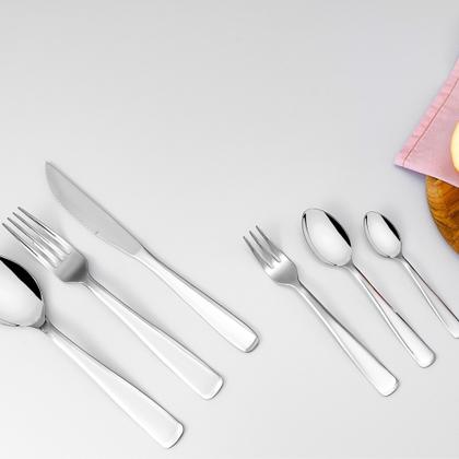 Imagem de Faqueiro Pacific com 72 Peças em Aço Inox com Facas para Churrasco - Tramontina