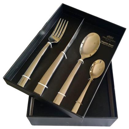 Imagem de Faqueiro Ravel 24 Peças Premium Aço Inox Cor Prata Fracalanza - Saldão
