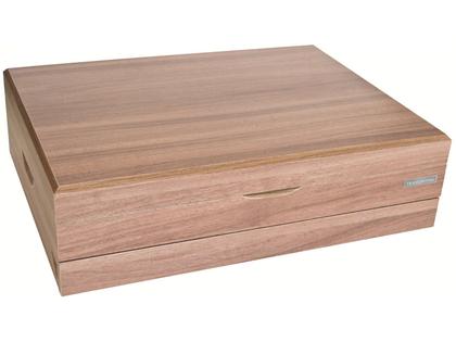 Imagem de Faqueiro Tramontina Classic Aço Inox Facas de Mesa Forjadas Brilho Estojo de Madeira 130 Peças