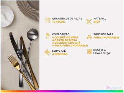 Imagem de Faqueiro Tramontina Inox 16 Peças Laguna