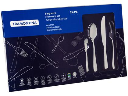 Imagem de Faqueiro Tramontina Inox 24 Peças Classic 66928003