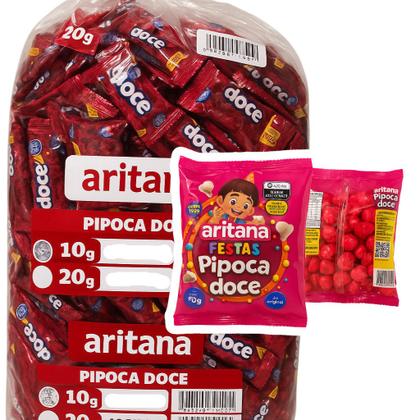 Imagem de Fardo de Mini Pipoca Doce c/ 200 un de 10gr Aritana festas