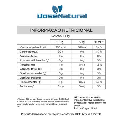 Imagem de Farinha de Uva Premium Desidratada a melhor 100%