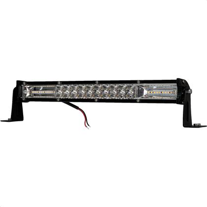 Imagem de Farol Auxiliar Barra de LED SLIM troller rally off-road BAR-120ULTRA 34cm 120W Amarela / branca