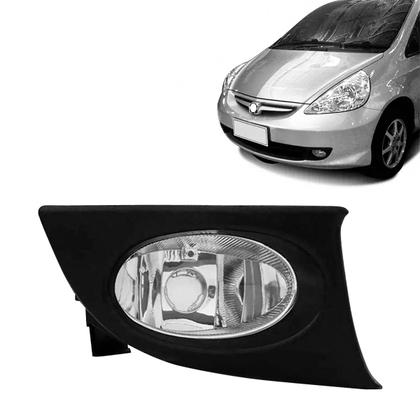 Imagem de Farol Auxiliar milha Honda Fit 2007/2008 com grade