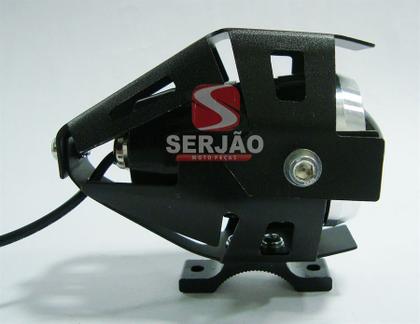 Imagem de Farol Auxiliar Milha Led Moto C/ Suporte Bmw Thiumph Yamaha Honda Unidade