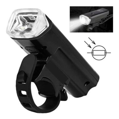 Imagem de Farol Bicicleta Super Led Recarregável Usb Sensor Automatico - Lua tek