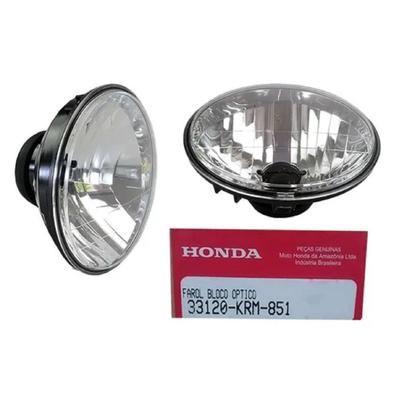 Imagem de Farol bloco óptico honda cg titan 150 2004 a 2008 cg fan 150 2010 a 2013 cod. 33120krm851 peça genuína