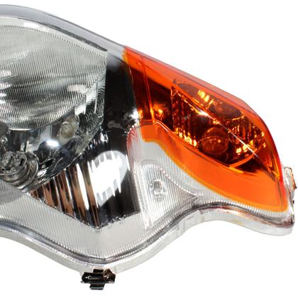 Imagem de Farol completo Shineray XY50Q XY50 com lâmpadas bloco globo optico