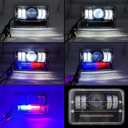 Imagem de Farol de Led Retangular 5 Polegadas Drl