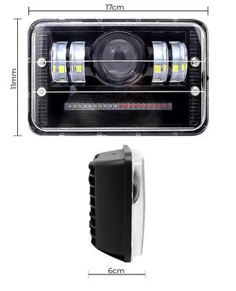 Imagem de Farol de Led Retangular 5 Polegadas Drl