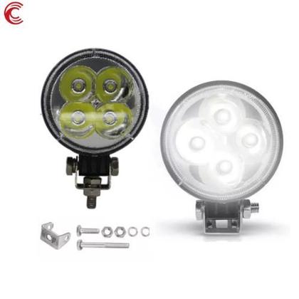 Imagem de Farol de milha auxiliar redondo 4 leds 12w universal cinoy