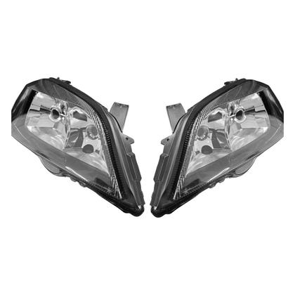 Imagem de Farol Dianteiro Direito Foco Duplo Máscara Cromada Astra 1998 a 2002