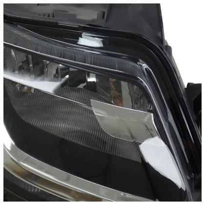 Imagem de Farol Dianteiro Duster Oroch 2021 2022 2023 2024 Led Máscara Cromada Lente Lisa Acrílico Moldura Cromada Foco Duplo