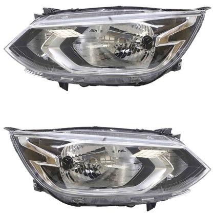 Imagem de Farol Dianteiro Onix 2020 A 2024 Máscara Cromada
