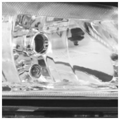 Imagem de Farol Dianteiro Vectra Millenium 2000 2001 2002 2003 2004 2005 Máscara Cromada Lente Lisa Acrílico Foco Duplo Carcaça Preta