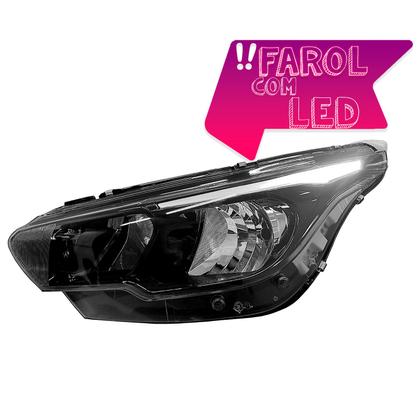 Imagem de Farol Fiat Argo Cronos 2018 2019 2020 com Led